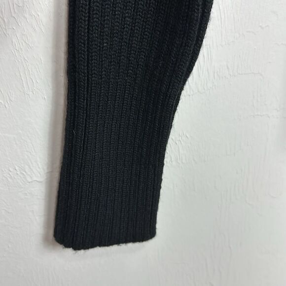 JC de Castelbajac 1/2 Zipper Merino Wool Blend Sweatshirt In Black Size M - Picture 3 of 12